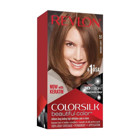 ColorSilk matu krāsa tonī 51 Light Brown
